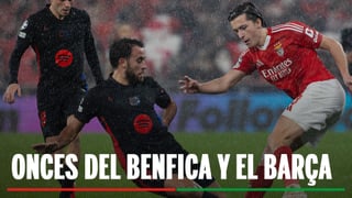 Alineaciones Benfica - Barça: Posibles onces de Benfica y Barça para el partido de hoy de la UEFA la Champions League