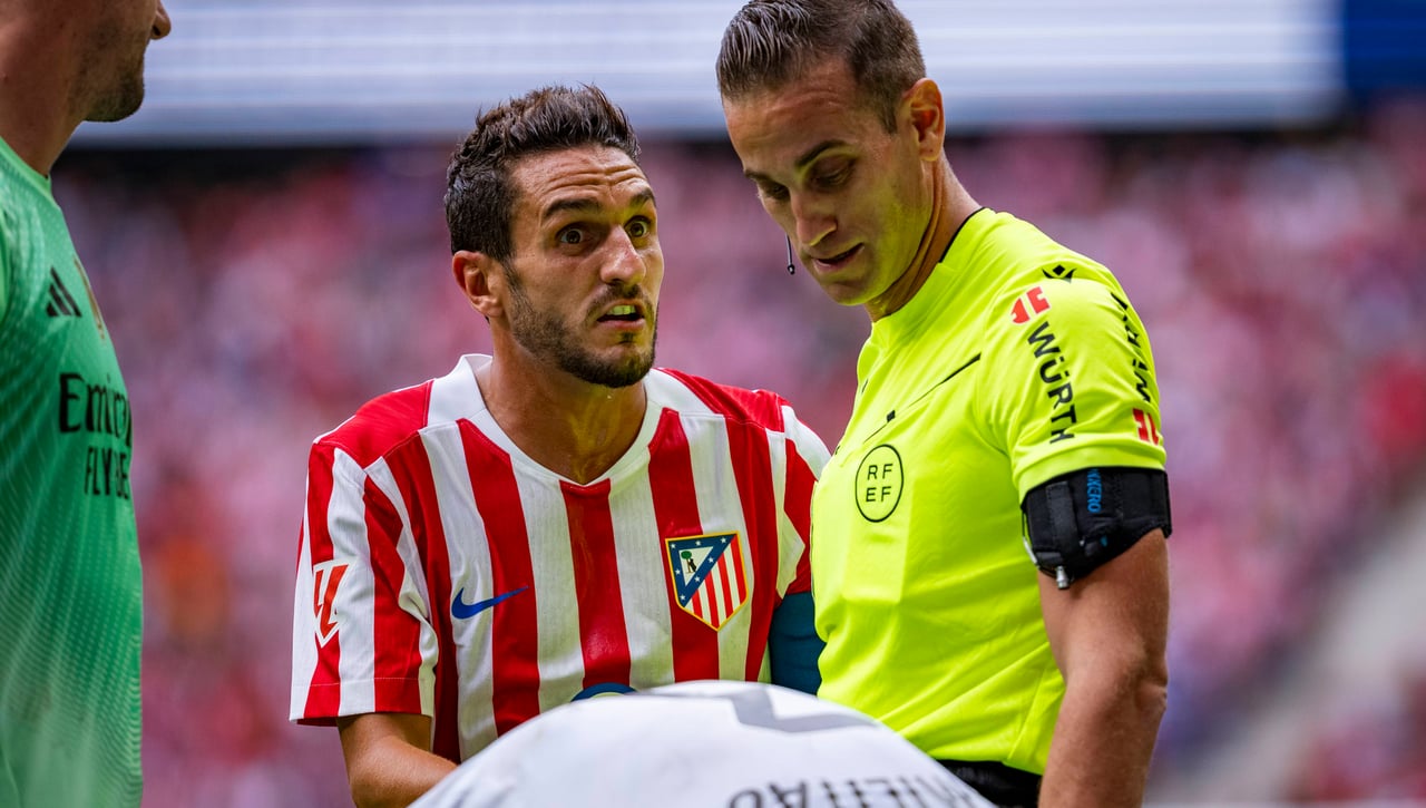 El CTA rearbitra la jugada de Koke: debió ser expulsado