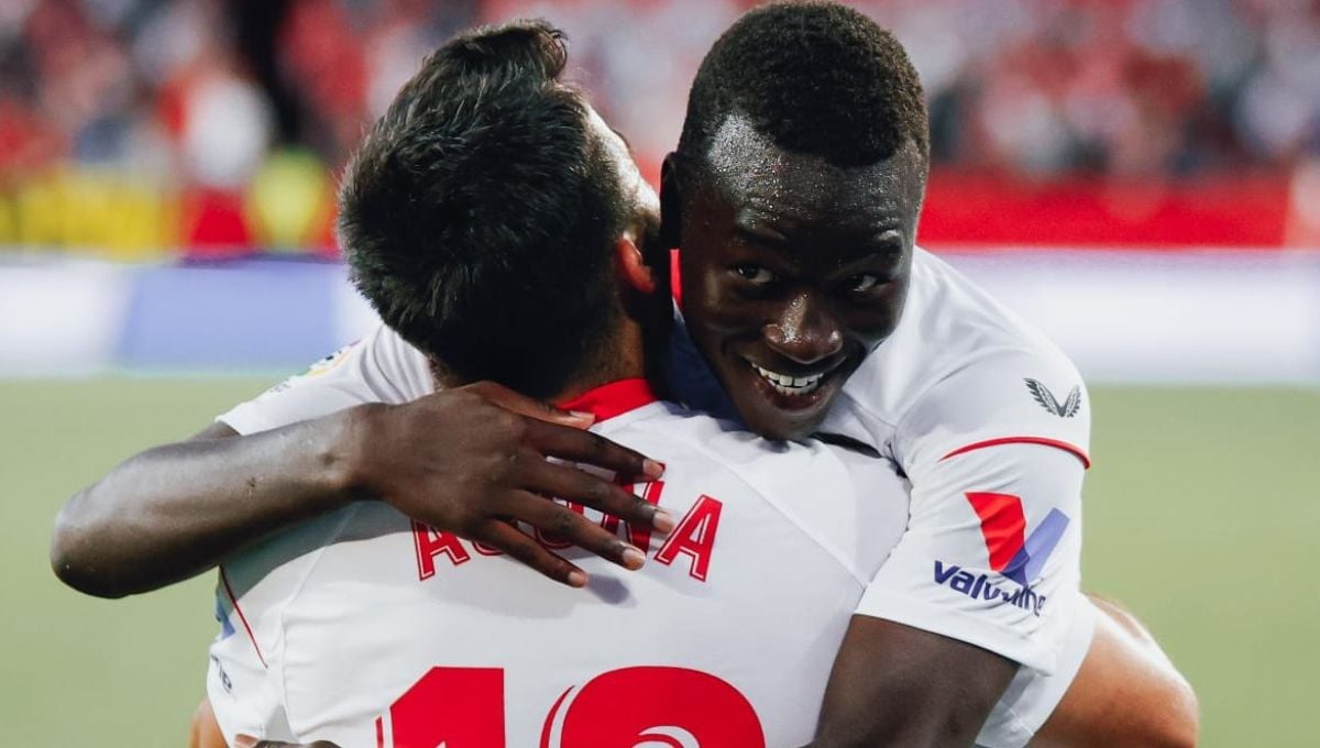 Pape Gueye quiere más y desvela por qué celebró así su gol