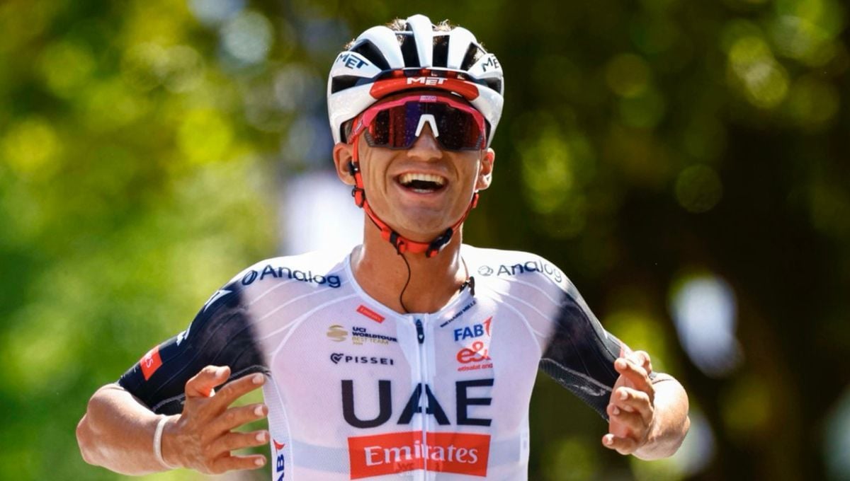 Juan Ayuso pone a Del Toro en su sitio