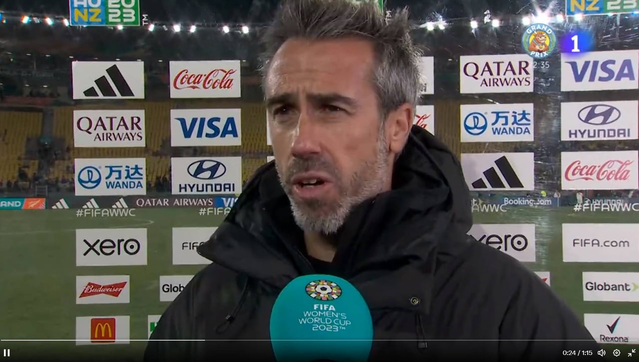 Jorge Vilda señala al culpable de la derrota de España ante Japón en el Mundial