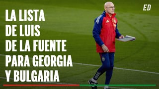 Convocatoria Selección Española, en directo | La lista de España de Luis De la Fuente para Georgia y Bulgaria, clasificatorios para el Mundial 2026