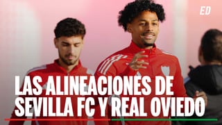 Alineaciones Sevilla - Oviedo: alineación probable de Sevilla y Oviedo en la jornada 16 de LaLiga
