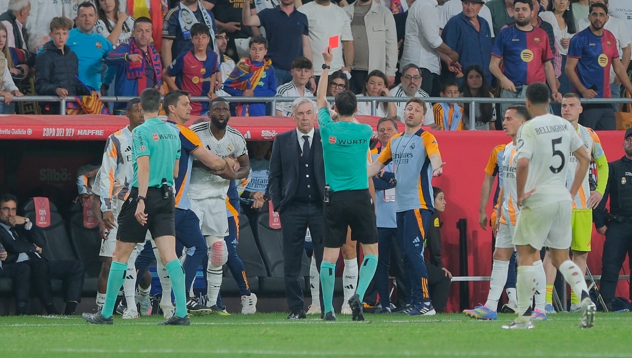 Las sanciones a las que se exponen Rüdiger, Bellingham y Lucas Vázquez