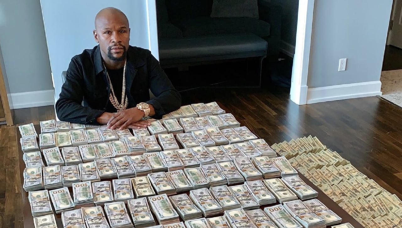 Lo último de Mayweather: La descomunal cifra que ganó por solo cuatro minutos de boxeo