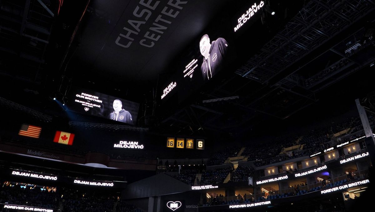 Los Warriors rinden un emotivo homenaje a Dejan Milojevic