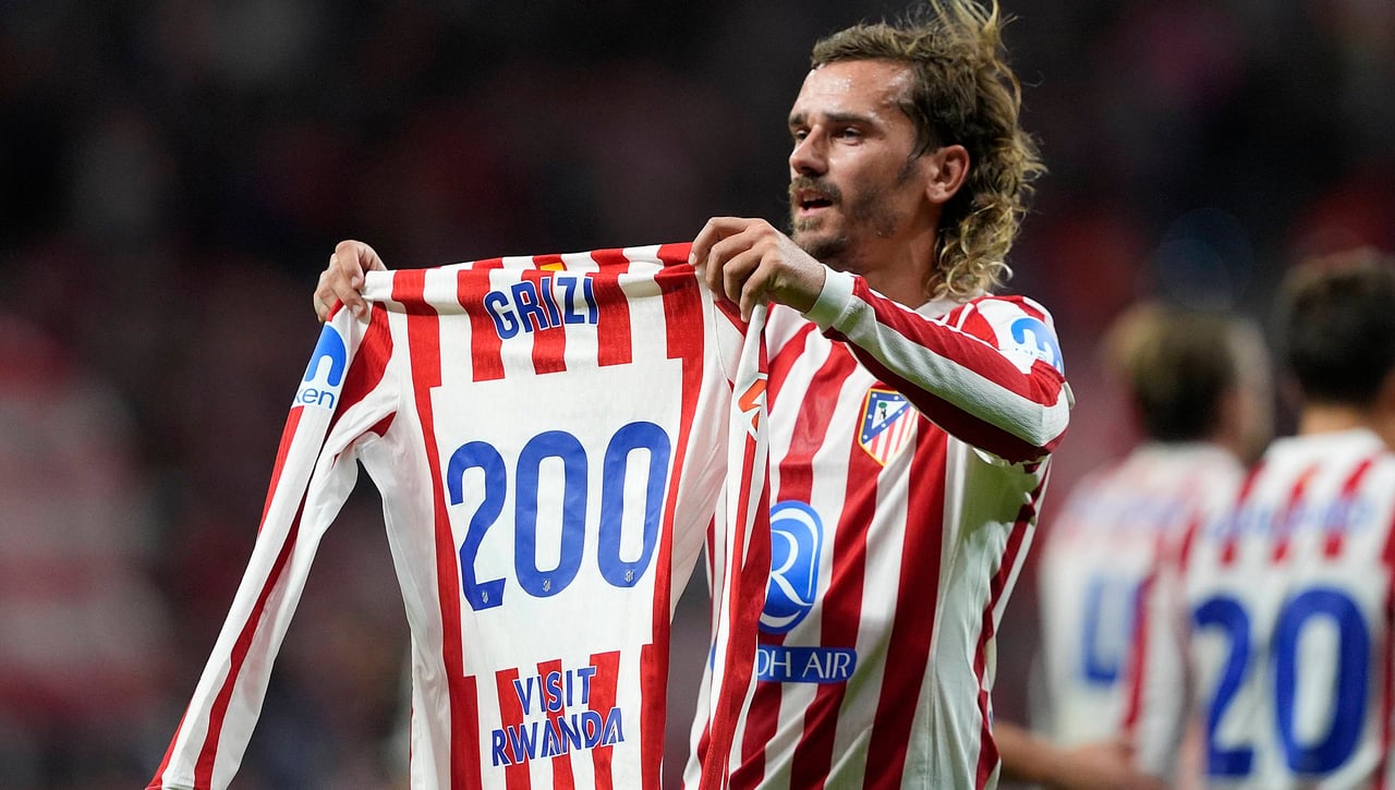 Griezmann, sincero tras su gol 200 con el Atlético: "Me ha costado"