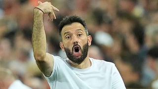 Carlos Corberán, satisfecho con la plantilla