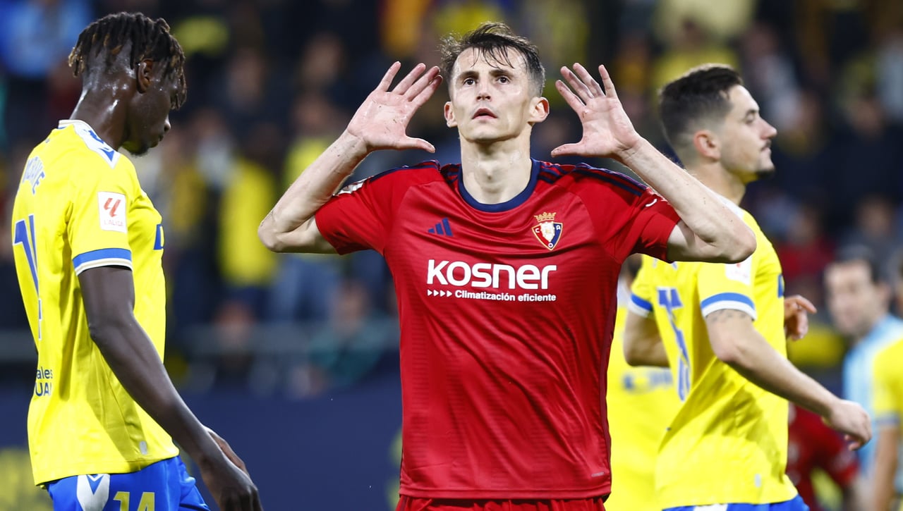 Cádiz 1-1 Osasuna: Otro 'penaltito' condiciona la parte baja