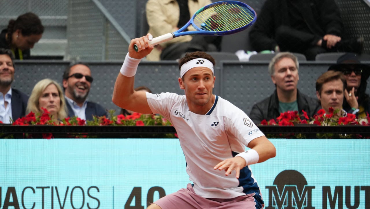 Casper Ruud hunde el sueño argentino en el Mutua Madrid Open