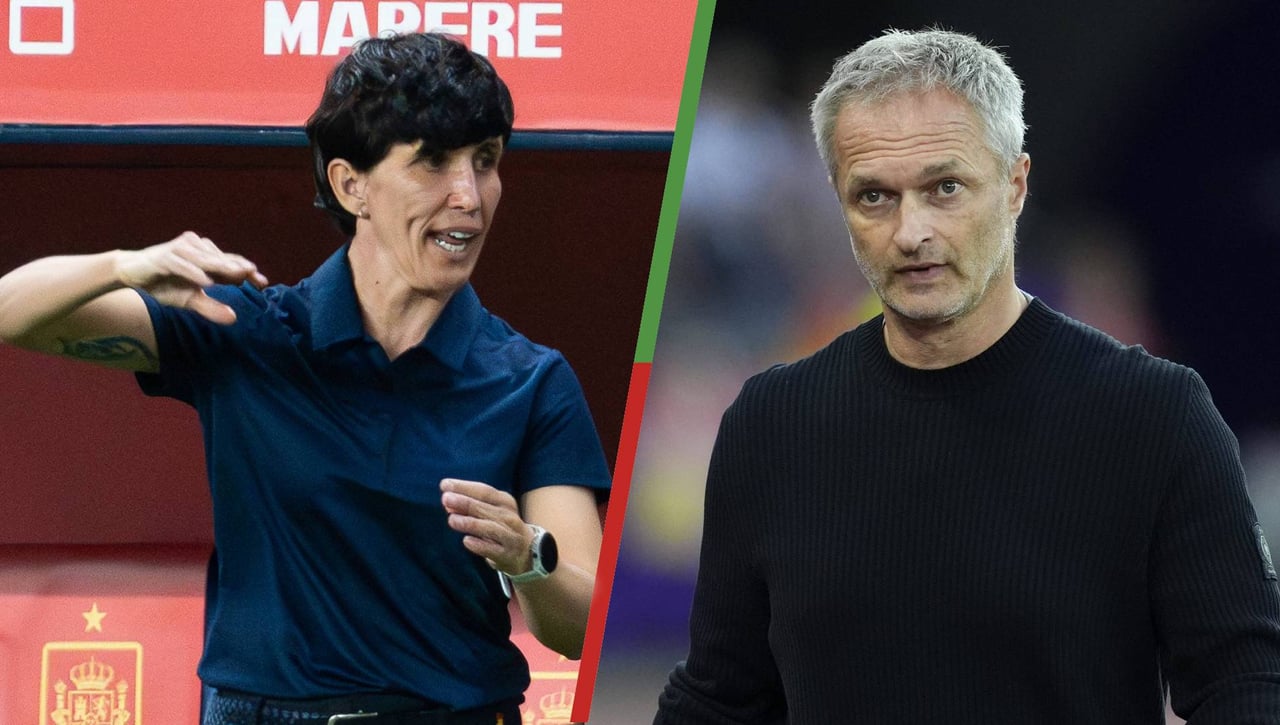 El tenso apretón de manos entre Sonia Bermúdez y Wück tras el empate en la final de la Nations League