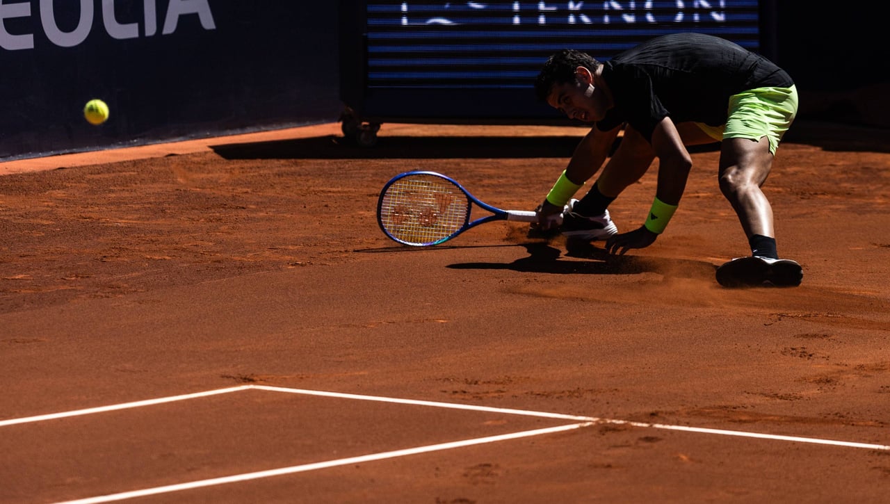 La lluvia complica la gran irrupción del tenis español en el Open de Roma