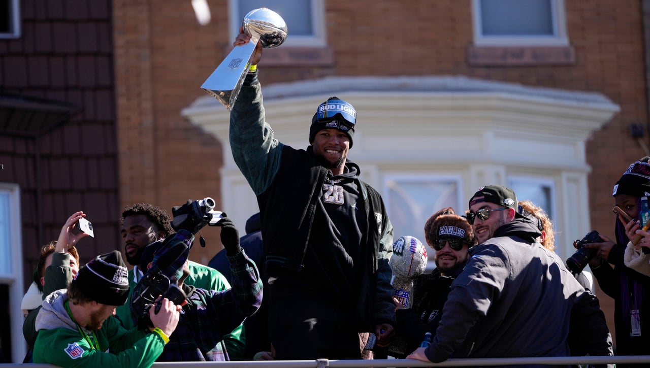 Saquon Barkley entra en la historia en la NFL