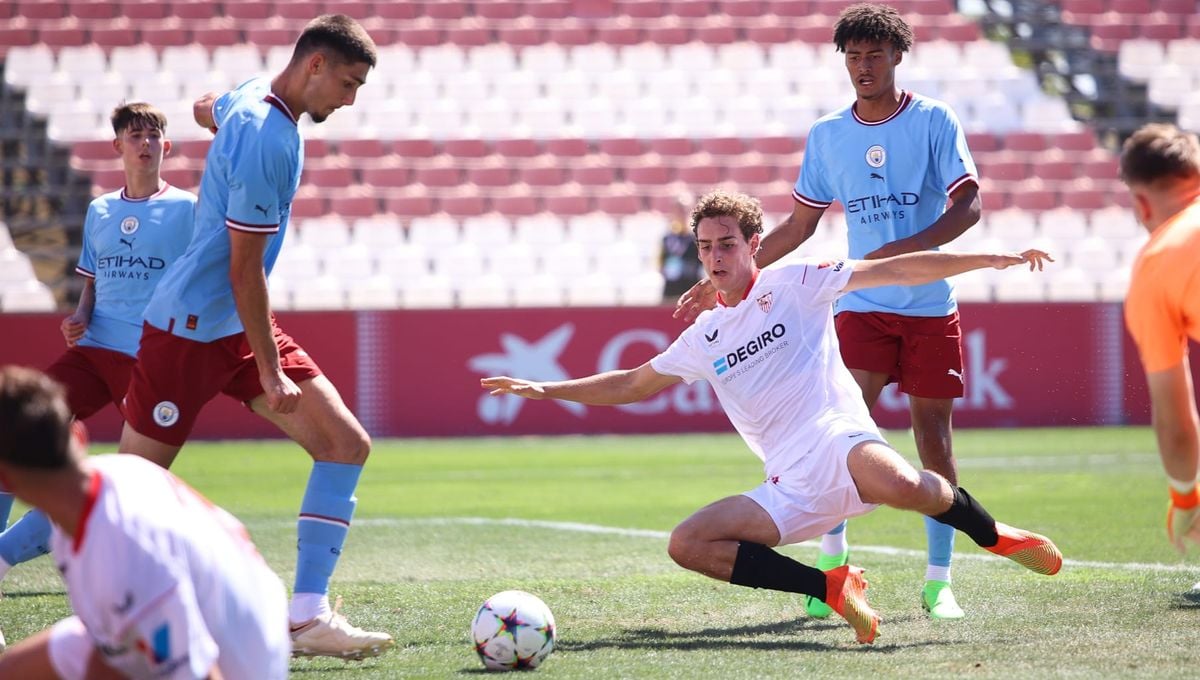 Sevilla FC 1-5 Man. City: La Youth League da la primera advertencia