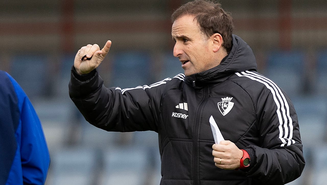 Alegría a medias de Arrasate en la vuelta al trabajo de Osasuna