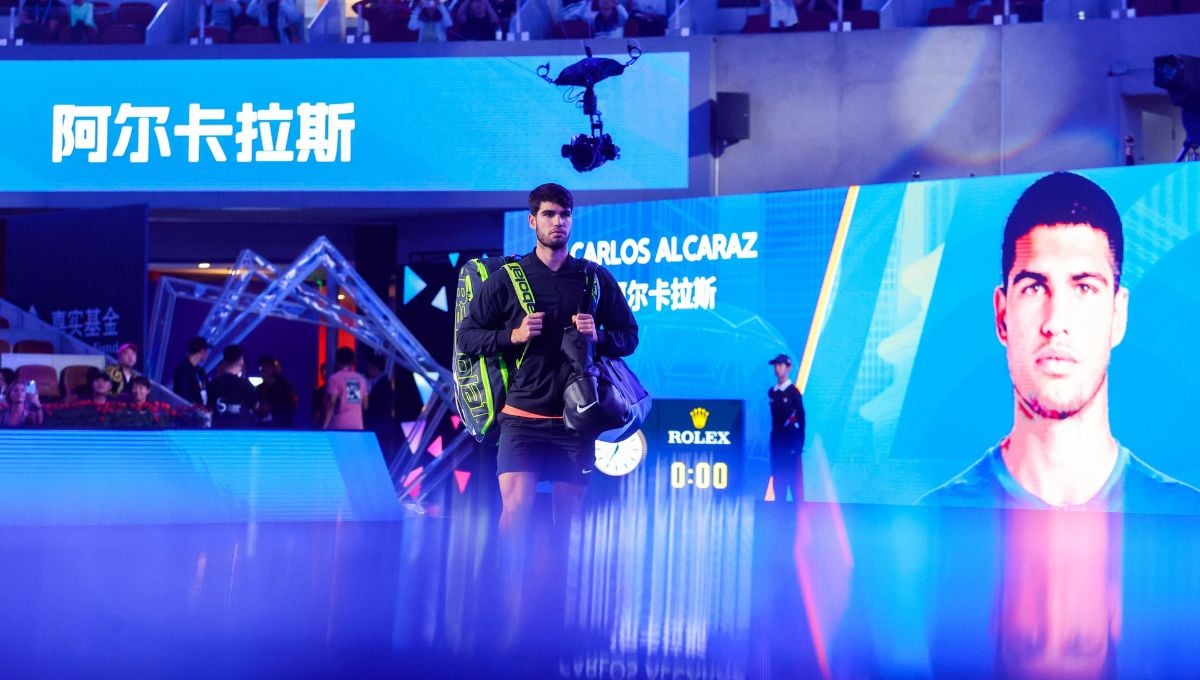 Alcaraz – Medvedev: Horario, canal y dónde ver en TV y online el partido de semifinales de Carlos Alcaraz en el China Open 2024