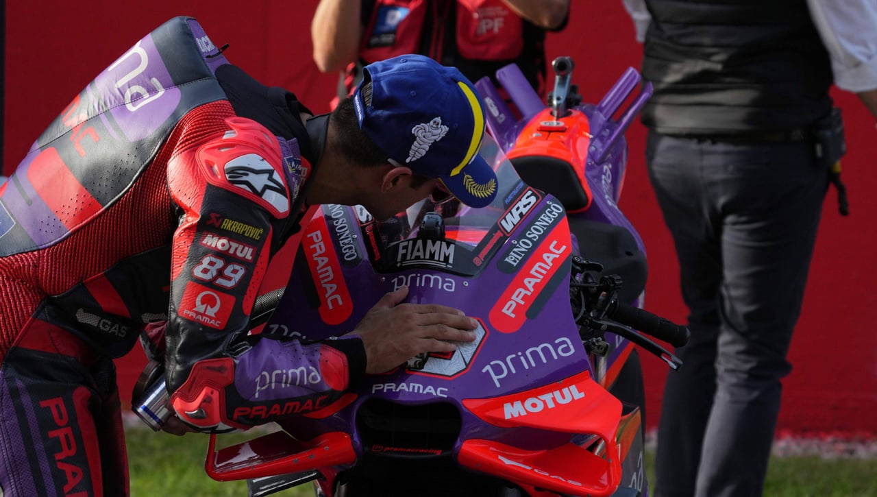 La moto real con la que Jorge Martín ganó el Mundial