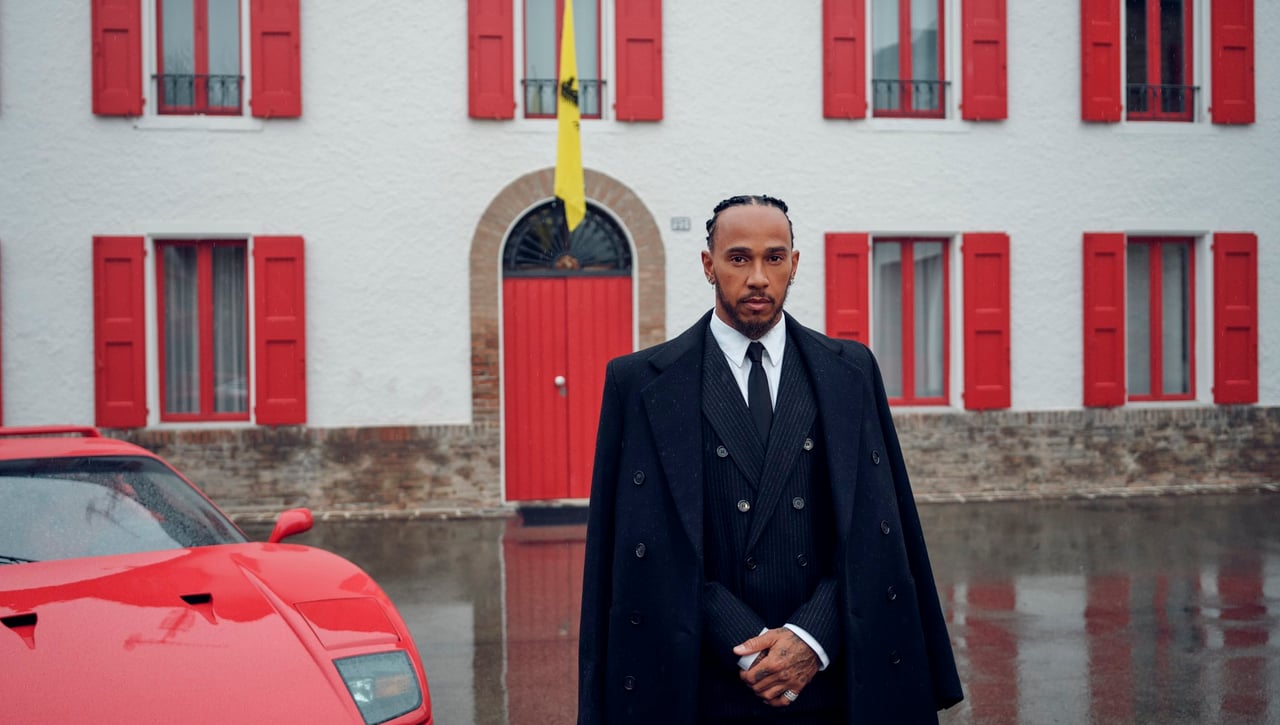 Primer día de la nueva vida de Hamilton en Ferrari