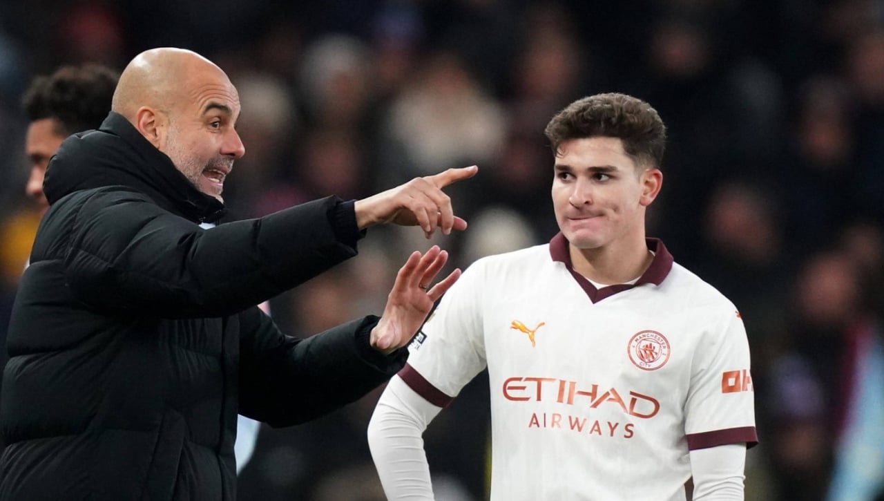 Julián Álvarez se lo deja claro a Guardiola: "Voy a jugar en..."