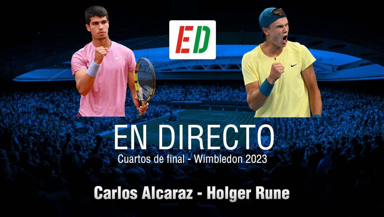 Carlos Alcaraz - Rune, resultado, resumen y ganador Carlos Alcaraz a la semifinal de Wimbledon 2023