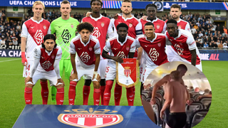 Los jugadores del Mónaco, pillados en pelotas por un fallo del avión