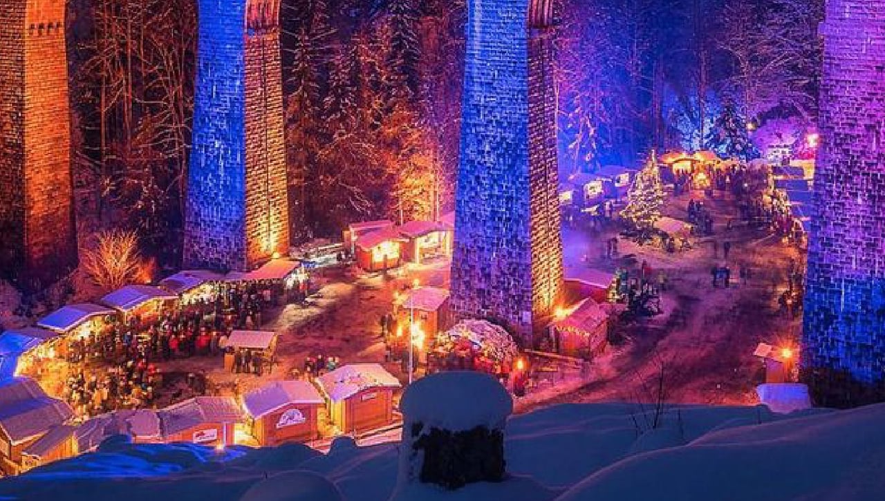El mercado de Navidad más mágico de Europa está bajo un viaducto alemán