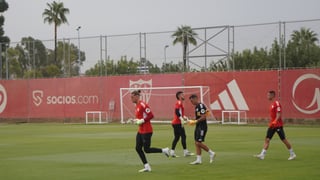 La charla entre Odyseas y Ferllo ante la incógnita de Nyland para la portería