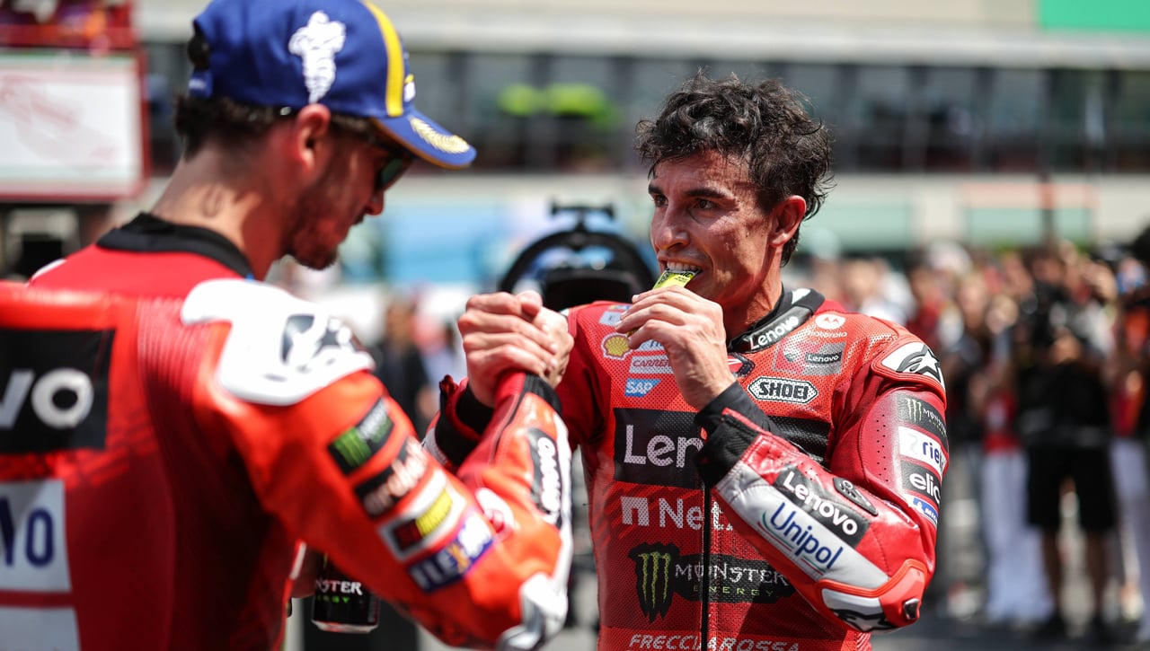 El final no deseado de Márquez y Bagnaia en Ducati