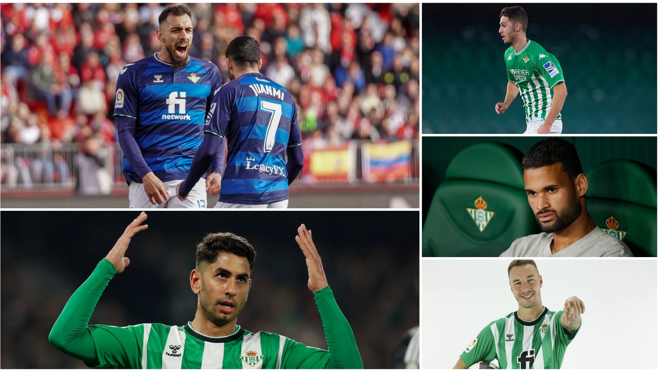 La delantera del Betis 23/24