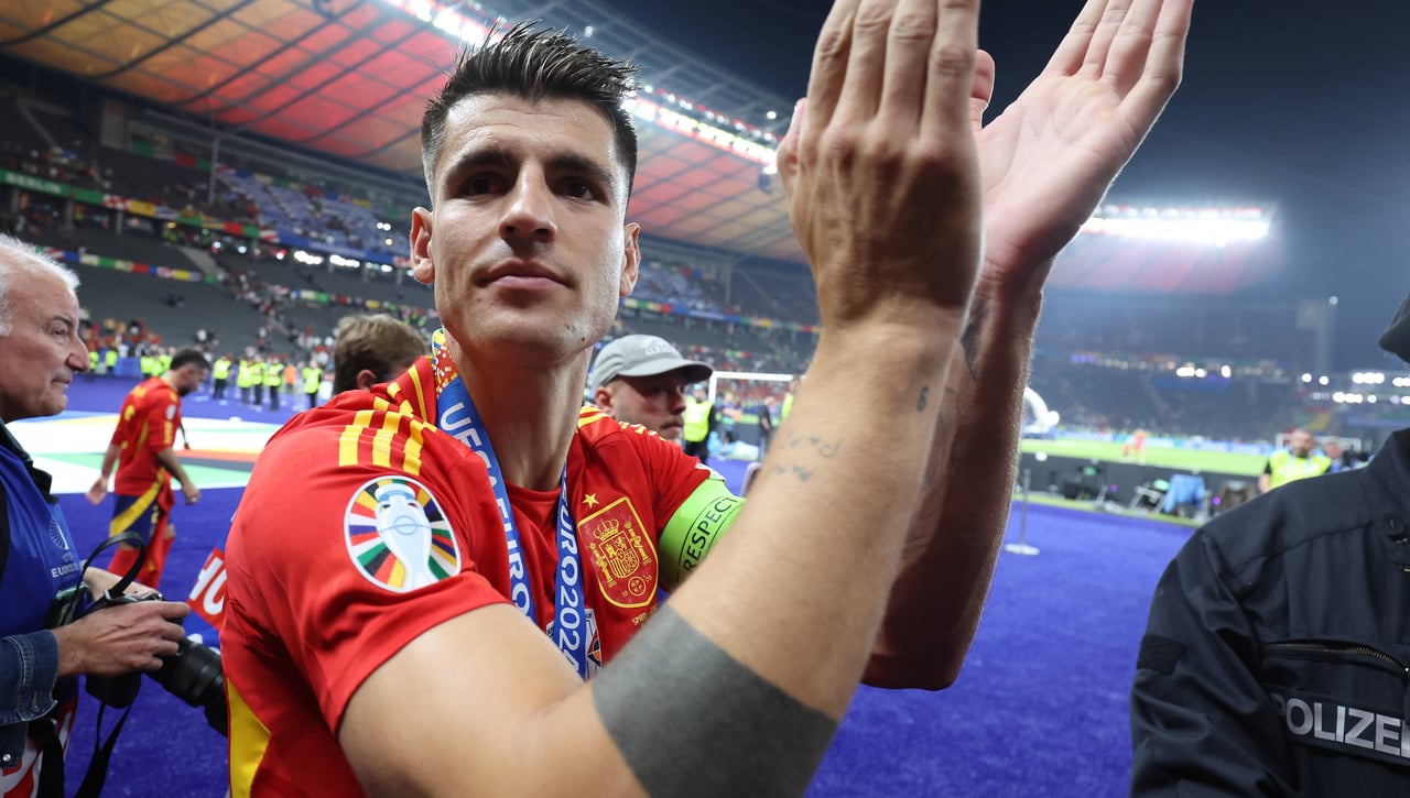 Morata se despide del Atleti