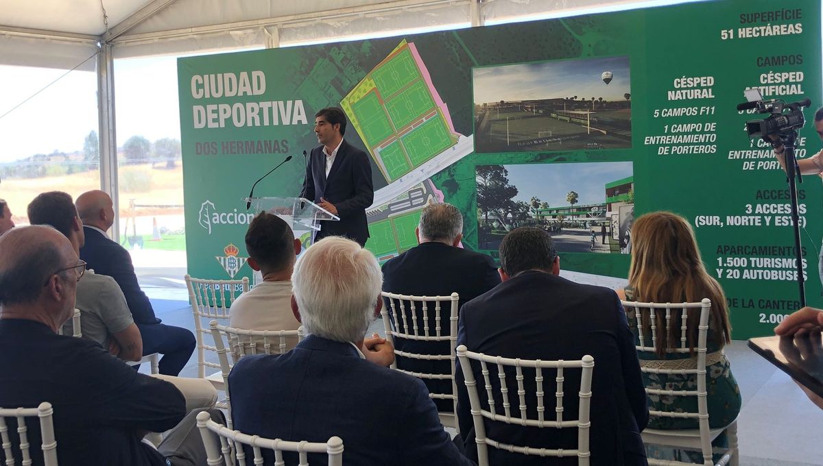 Ángel Haro y Antonio Cordón, sobre la nueva ciudad deportiva: "El Betis es un club de crecimiento constante"