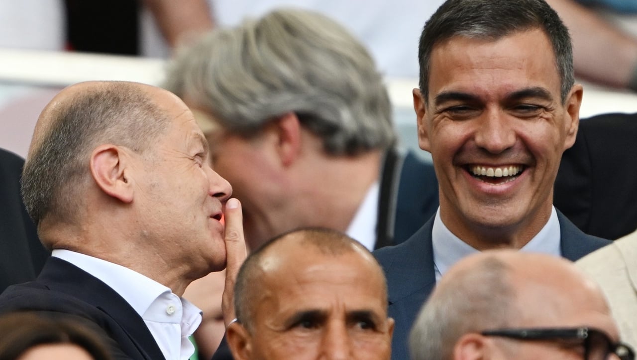 Pedro Sánchez va con Mbappé en la Eurocopa 
