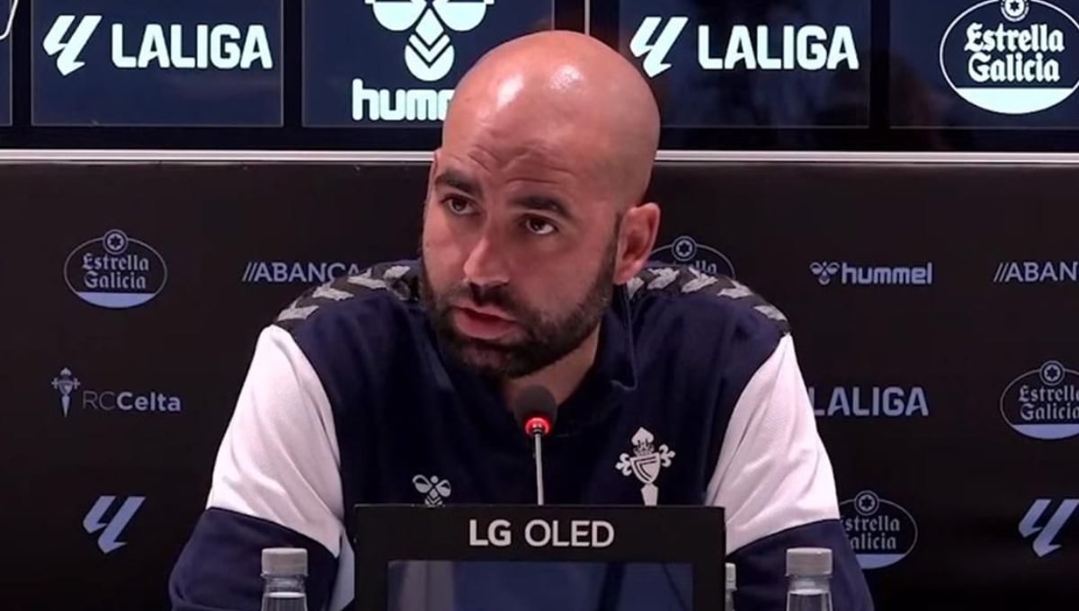 Giráldez, técnico del Celta, admite presión y analiza la enfermería para visitar a Osasuna: "Lo de Aspas deja secuelas"