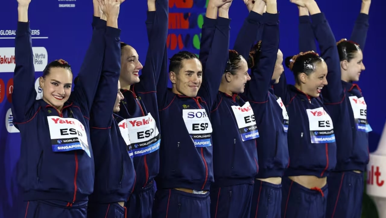 La natación artística española hace pleno en el Mundial