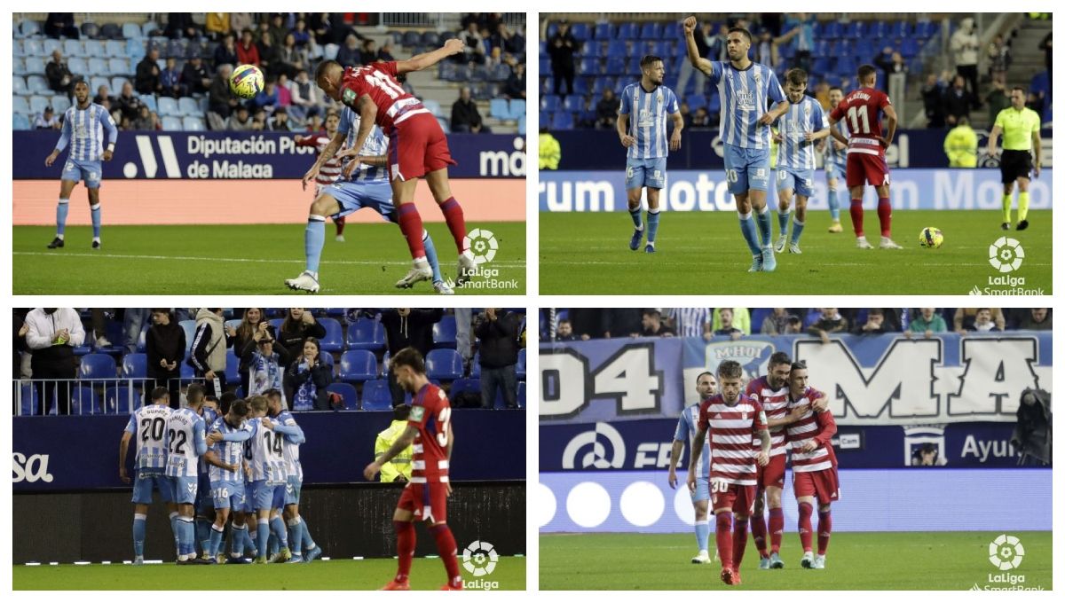 Las imágenes del empate entre Málaga y Granada