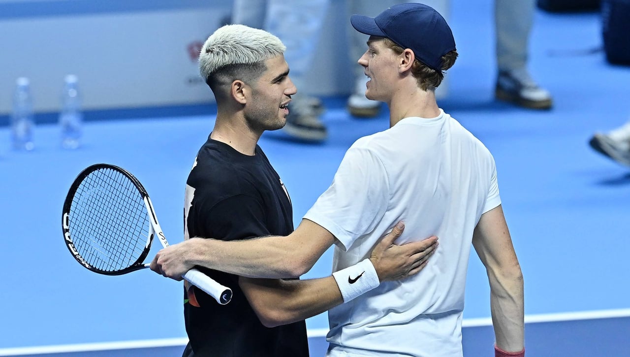 Alcaraz ya sabe como se las gasta Sinner en Turín