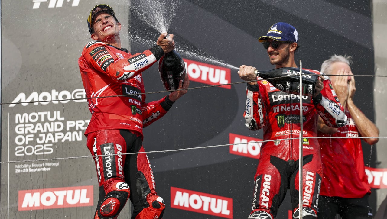 Marc Márquez y Bagnaia, la dupla que Ducati quiere llevar al éxito en el 2026