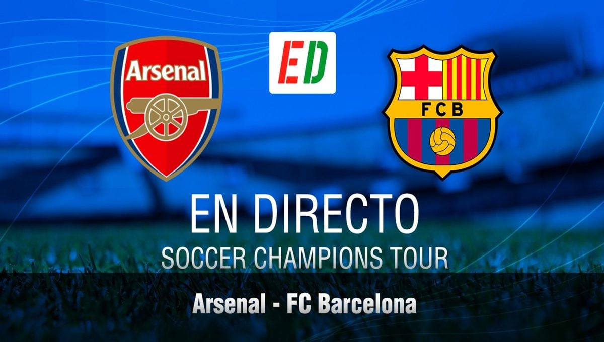 Arsenal - FC Barcelona en directo resumen, resultado y goles del partido amistoso del Soccer Champions Tour