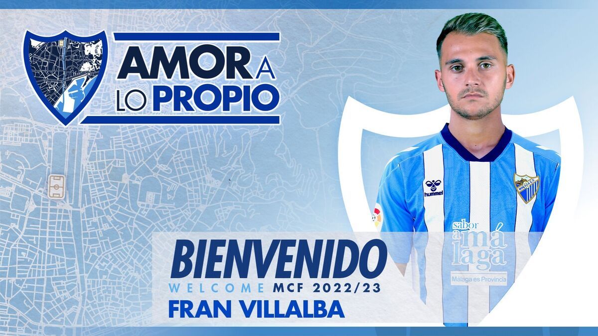 Oficial | El Málaga anuncia el fichaje de Fran Villalba