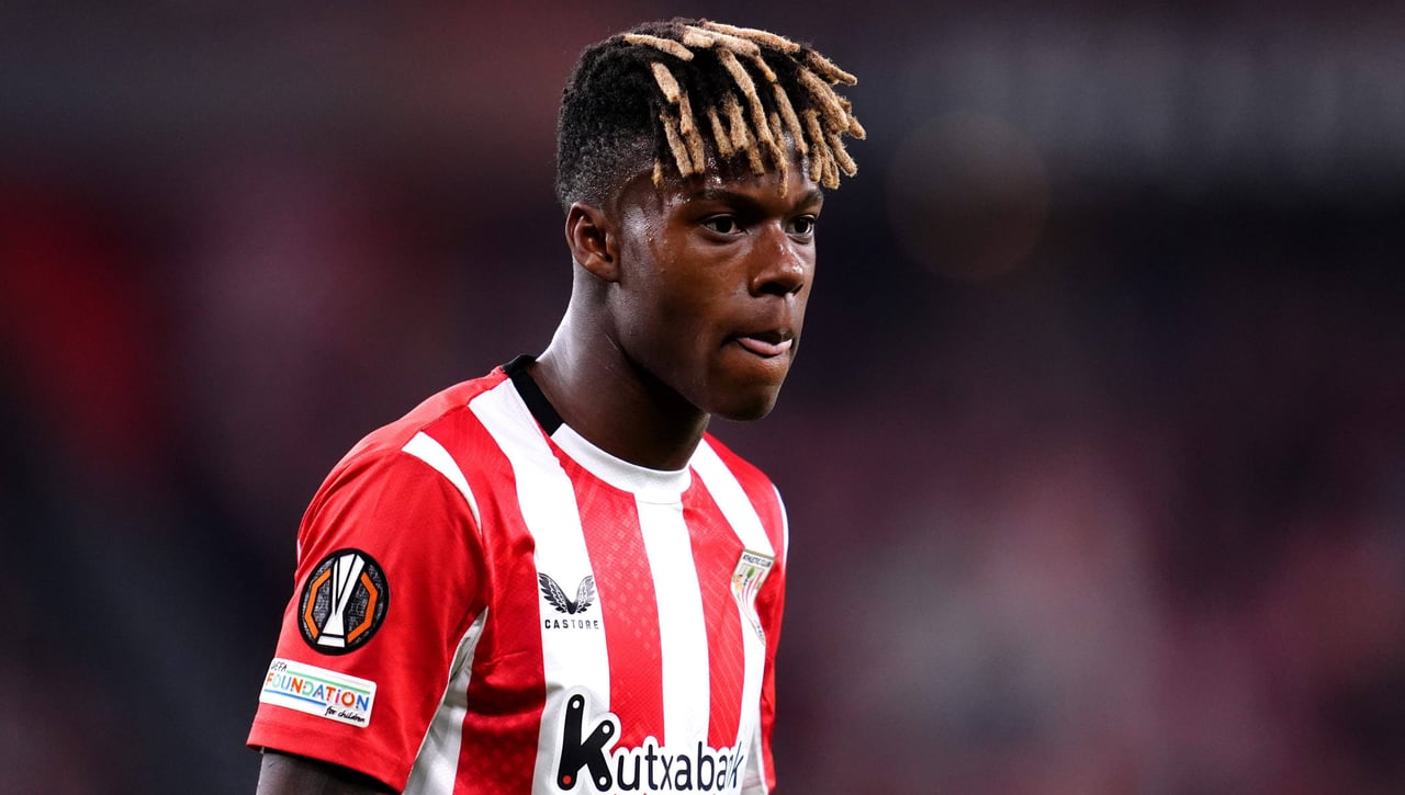 Nico Williams supera sus problemas de pubis y se apunta el importante duelo ante el Manchester United