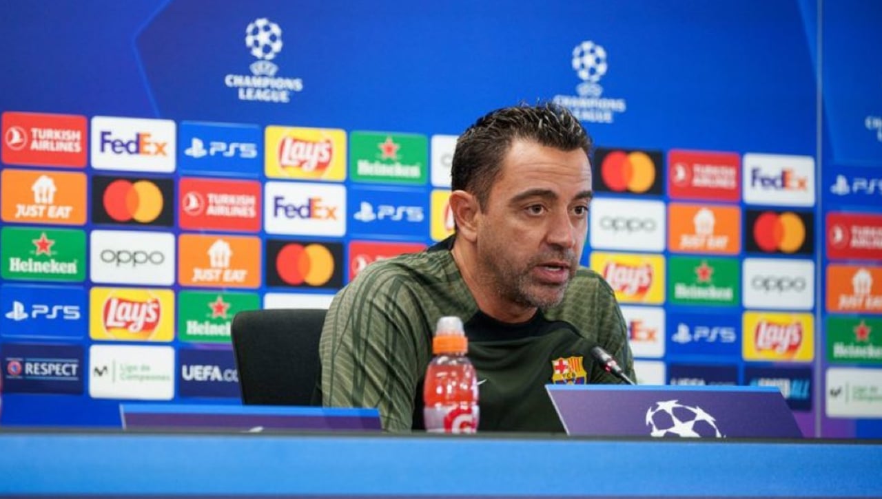 Xavi se marca un objetivo en la Champions League