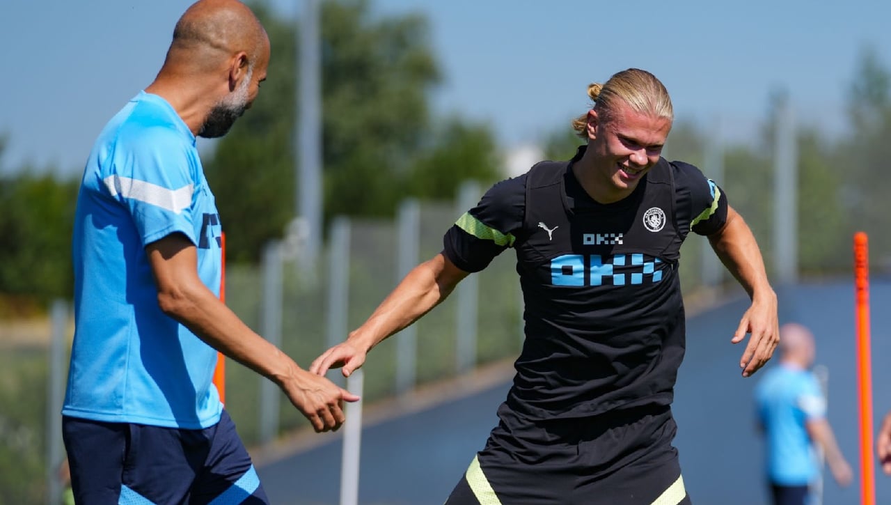 Guardiola, rendido a Haaland, le dará vacaciones durante el Mundial