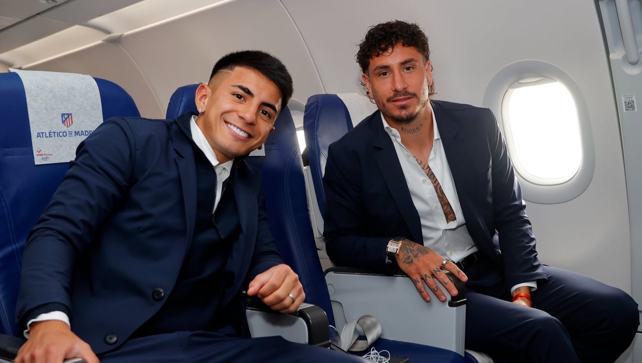 El Atlético de Madrid viaja a Londres con Nico González pero de nuevo sin Johnny Cardoso