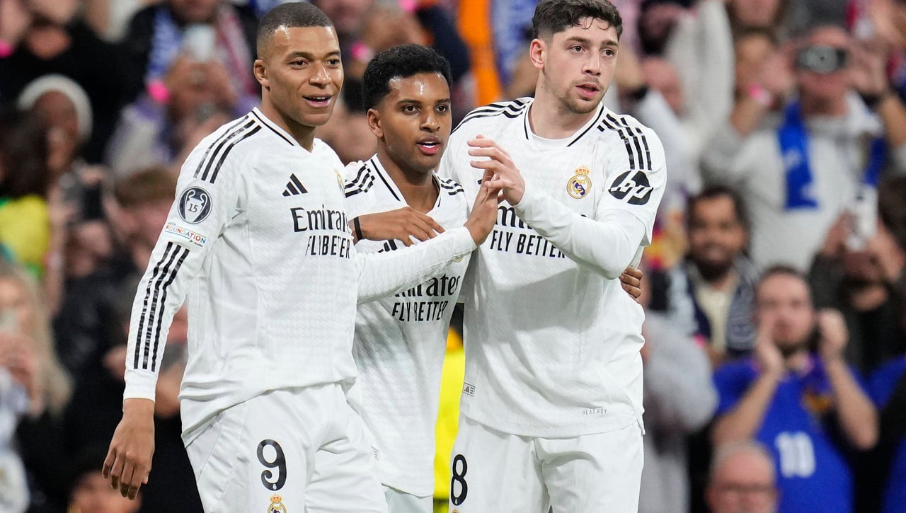 Real Madrid 5-1 Salzburgo: Rodrygo, Vinicius y Mbappé lideran la 'manita' blanca