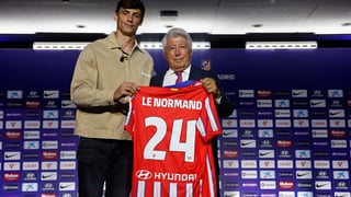 Robin Le Normand: "Venir al Atlético era dar un paso adelante en mi carrera"