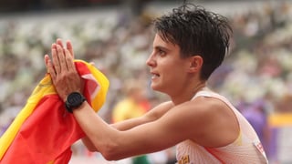 María Pérez iguala a Carl Lewis y Usain Bolt