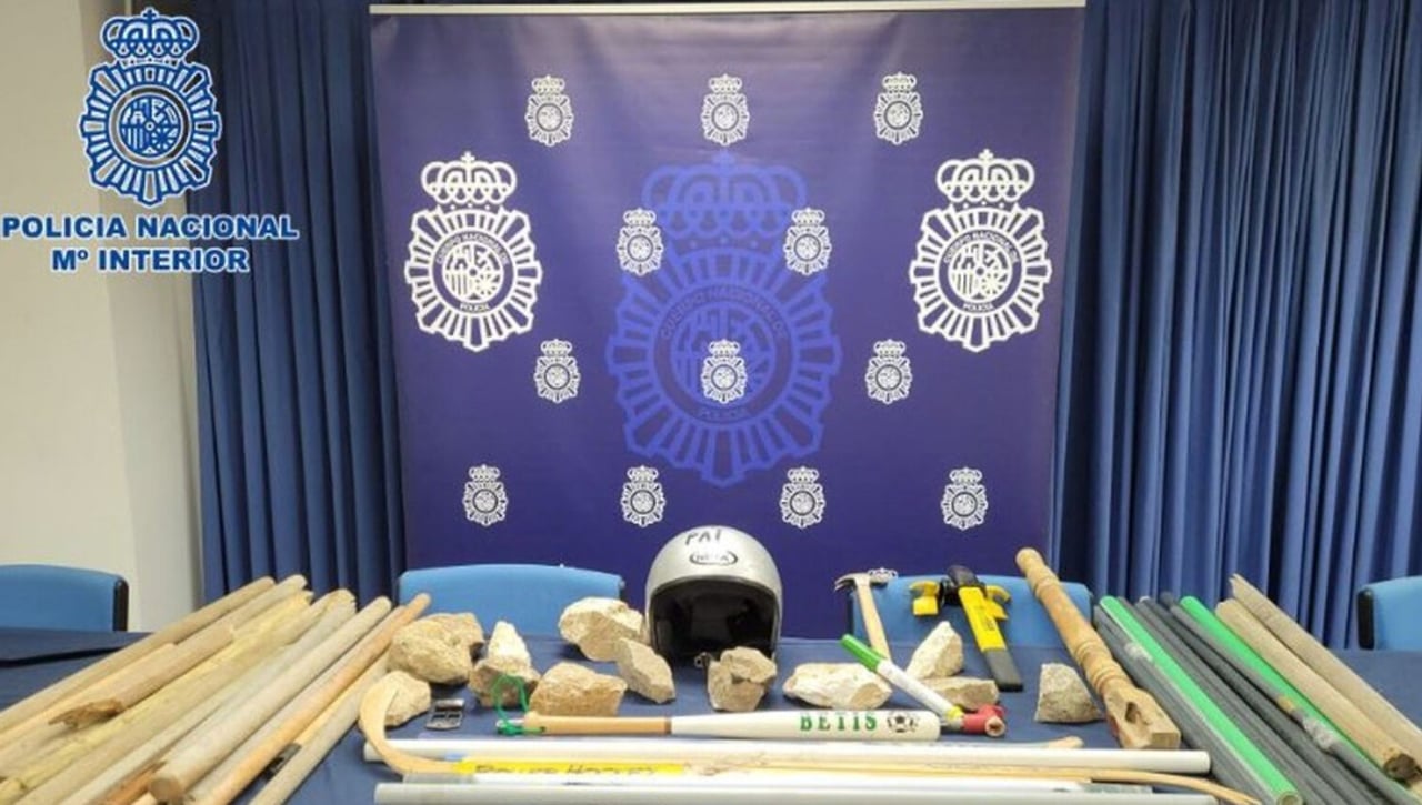 La que tenían preparada los ultras de Betis y Sevilla en vísperas del derbi