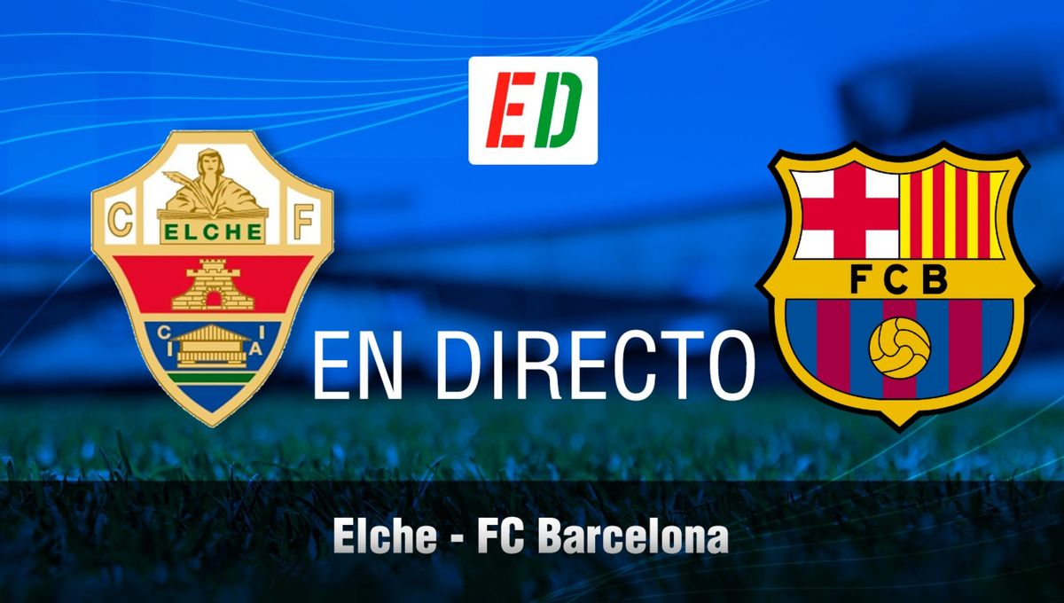 Partidos de elche c. f. contra fc barcelona