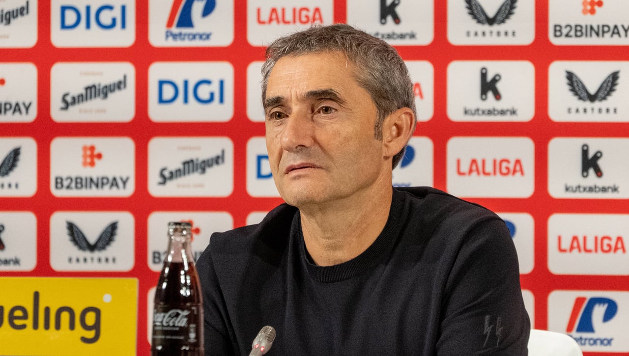 Ernesto Valverde, decepcionado con el Athletic: "No estamos tan finos"