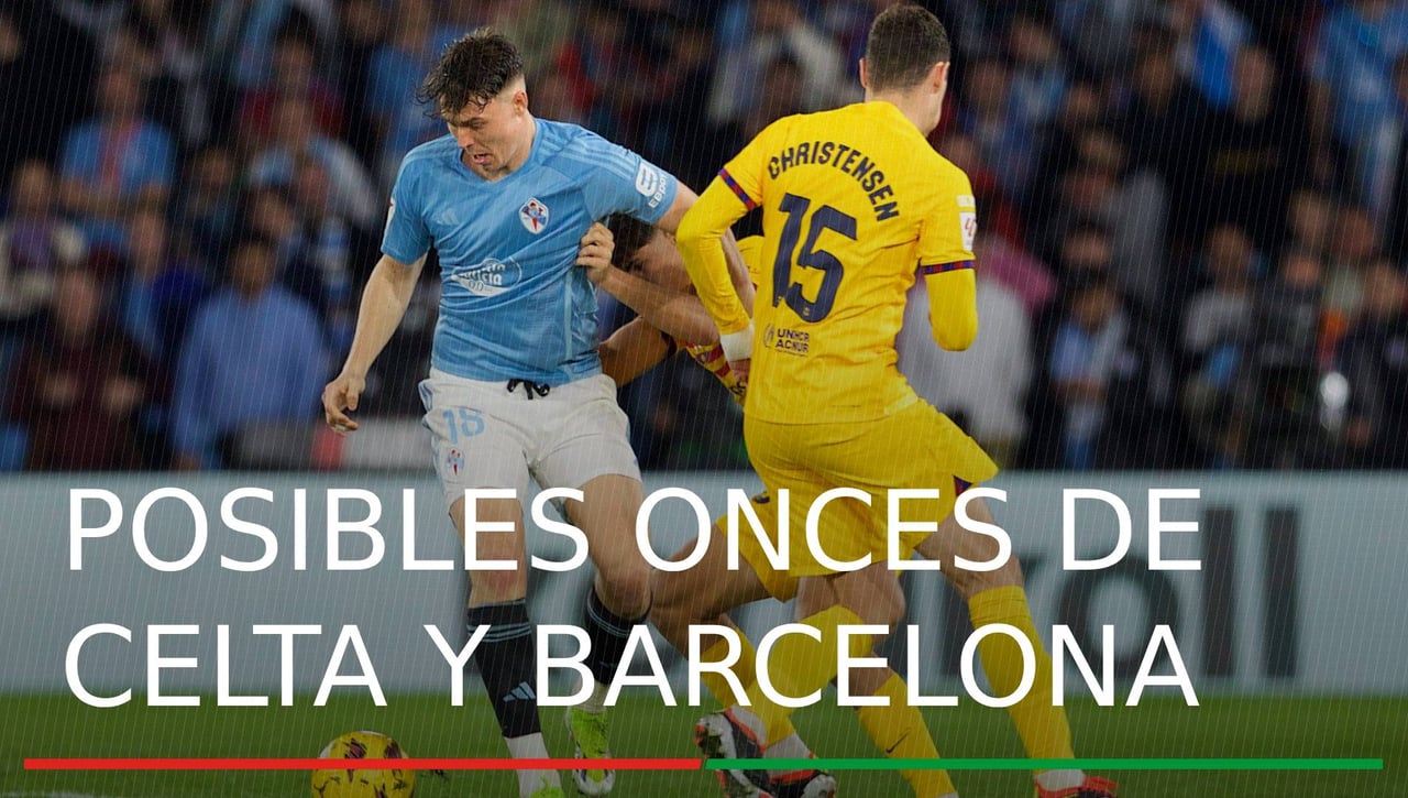 Alineaciones Celta - Barcelona: Alineación posible del Celta y Barcelona en el partido de hoy de LaLiga EA Sports